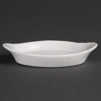 Oval tapas dish with handle | 12 pieces