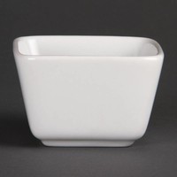 Mini plat de service en porcelaine | 12 pièces