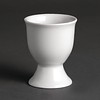Olympia Coquetier en porcelaine blanche 5x8cm | 12 pièces