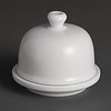 Olympia Beurrier avec couvercle en porcelaine | 6 pièces