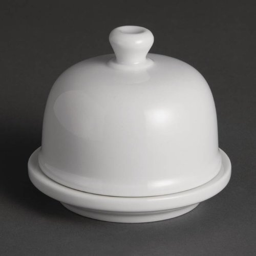  Olympia Butter Dish with Lid Porcelain | 6 pieces 