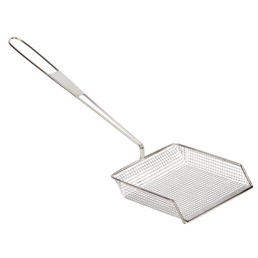French fry scoop stainless steel 20cm square