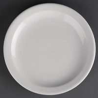 White Porcelain Plates | 20 cm (12 pieces)