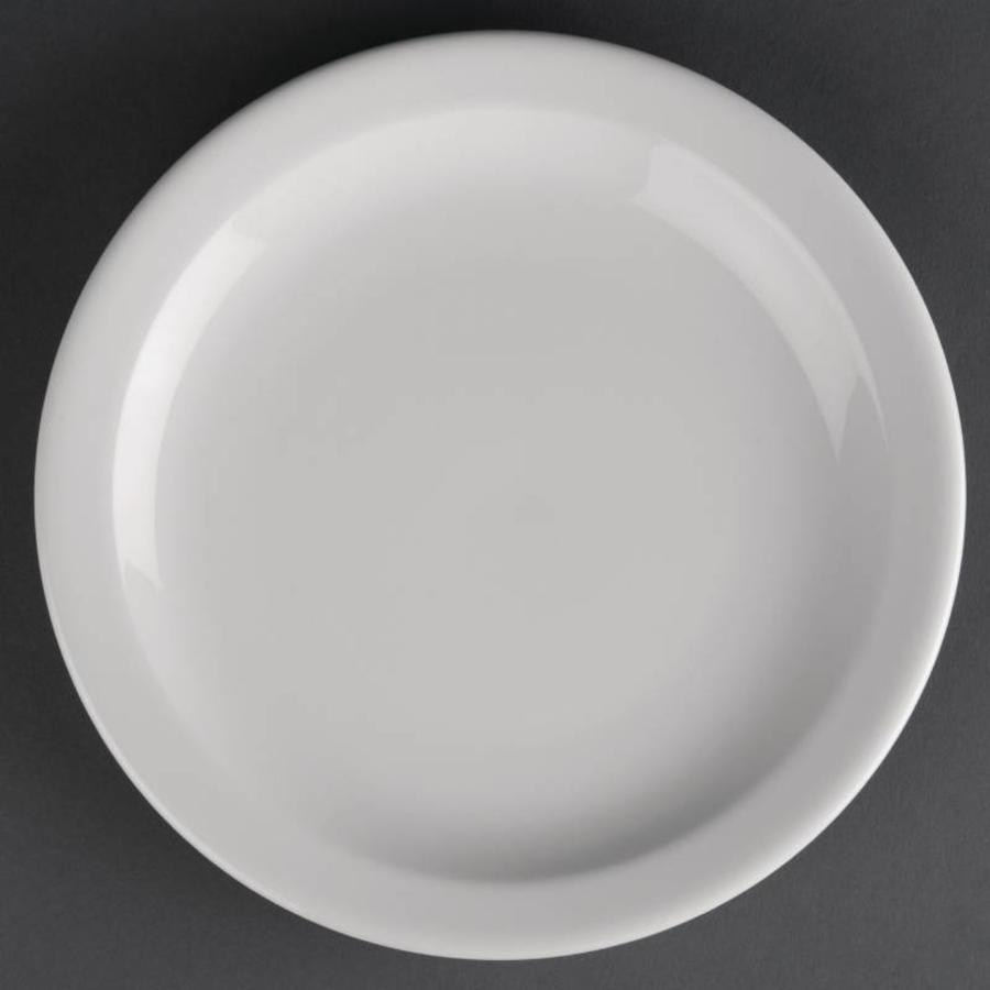 Weiße Porzellanteller | 20 cm (12 Stück)