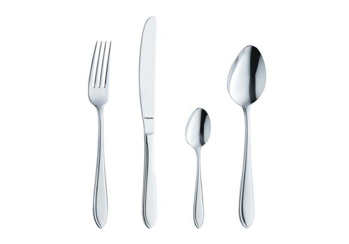 HorecaTraders Cuillères de table en acier inoxydable pour la restauration | 12 pièces 