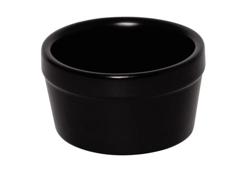  Olympia Stapelbare Tabletts Mattschwarz 9,5 cm | 6 Stück 