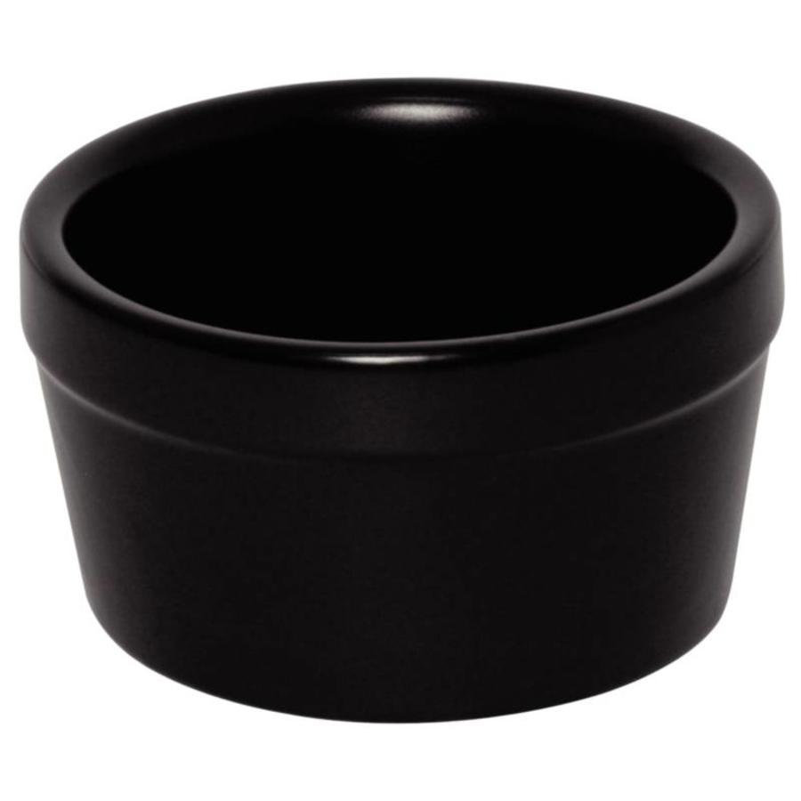 Plateaux empilables noir mat 9,5 cm | 6 pièces