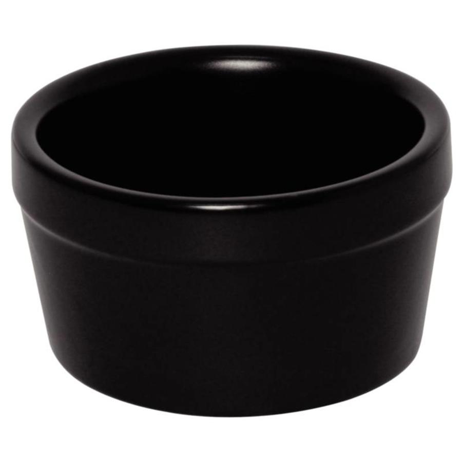 Stackable Trays Matt Black 9.5cm | 6 pieces