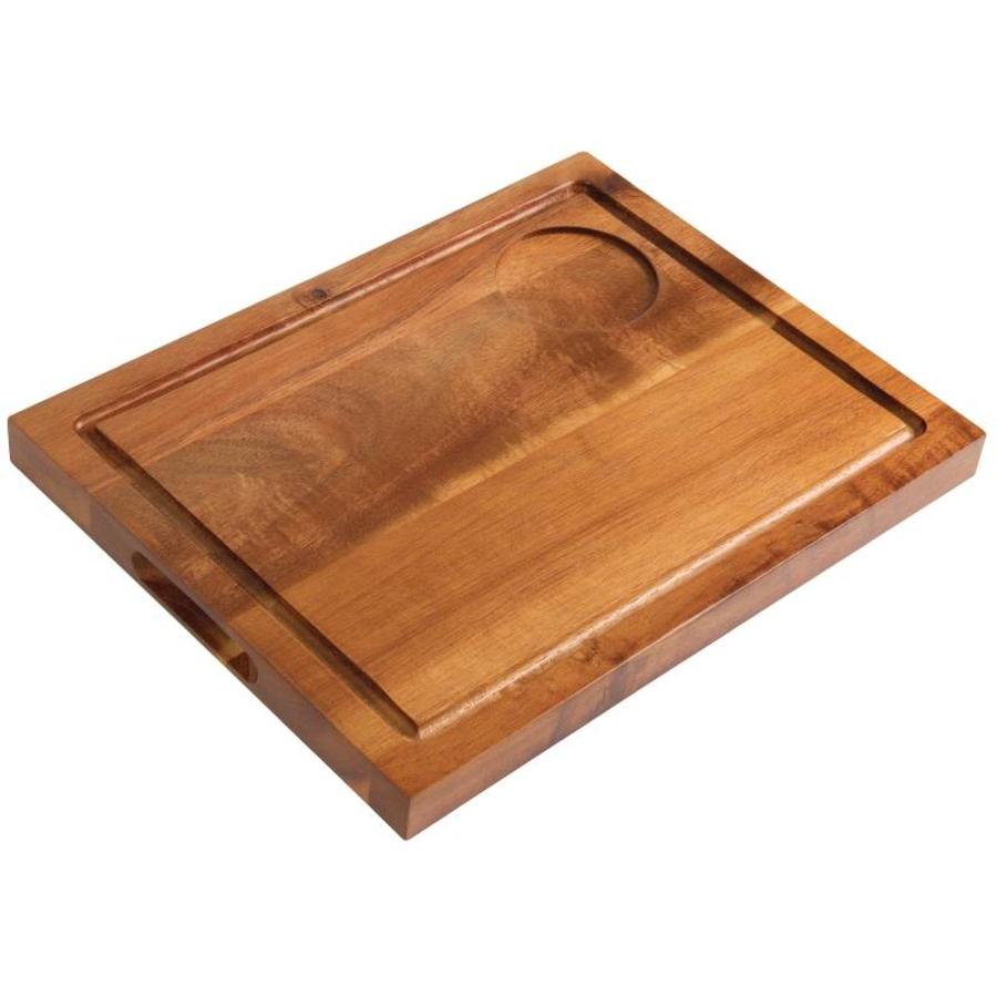 Wooden Steak Board with Groove