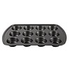 HorecaTraders Moule à pâtisserie en aluminium | 12 muffins