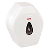 Jantex Distributeur de papier toilette petit format blanc - SÉRIE PRO