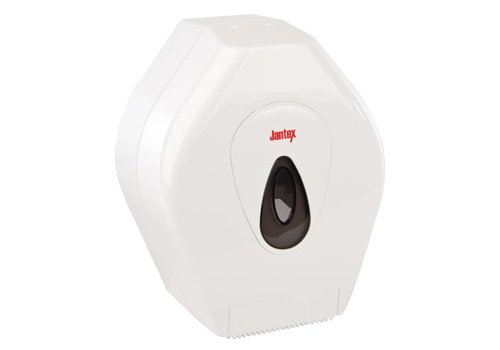 Jantex Distributeur de papier toilette petit format blanc - SÉRIE PRO 
