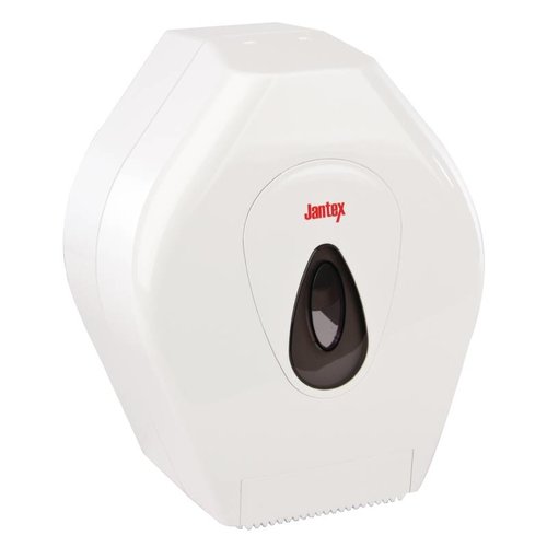  Jantex Toilet Roll Dispenser Small White - PRO SERIES 