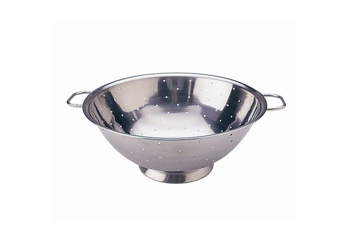  HorecaTraders Stainless steel colander | diameter 36 cm 