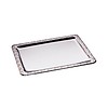 HorecaTraders Rectangular stainless steel serving dish 50x36cm