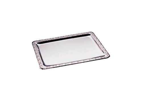  HorecaTraders Rectangular stainless steel serving dish 50x36cm 