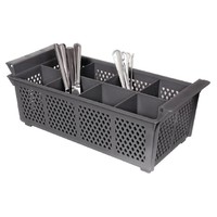 Panier à couverts Kristallon | 8 compartiments | Plastique