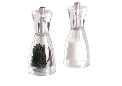  HorecaTraders Moulin à poivre en plastique | 12,5 cm 