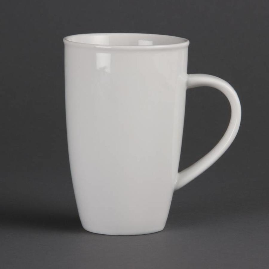 Large porcelain milk cup. (pieces 6)