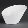 Olympia White Porcelain Oval Bowl 15cm | 4 pieces