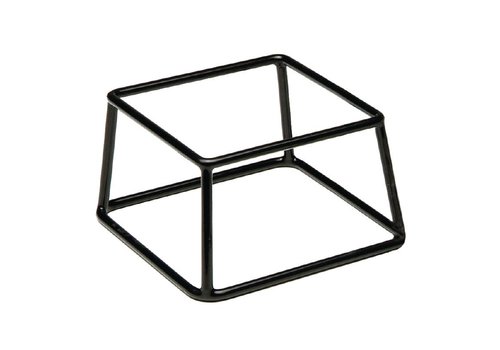  HorecaTraders Buffet stand Black | 10 x 18 x 18 cm 