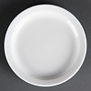 Assiettes en porcelaine blanche 15 cm (12 pièces)
