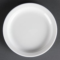 Porcelain plates white 15 cm (Piece 12)