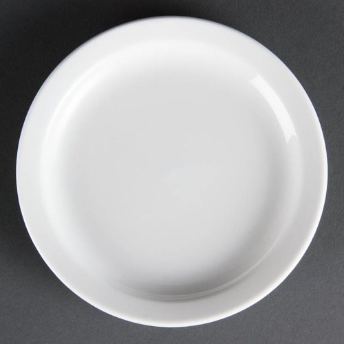  Olympia Porselein borden wit 15 cm (Stuks 12) 