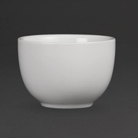 Tasse à thé chinoise en porcelaine blanche 7 cm (12 pièces)