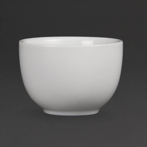  Olympia Chinesische Teetassen aus weißem Porzellan 7 cm (12 Stück) 