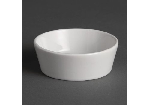  Olympia Bols en porcelaine blanche 7,5 cm (12 pièces) 