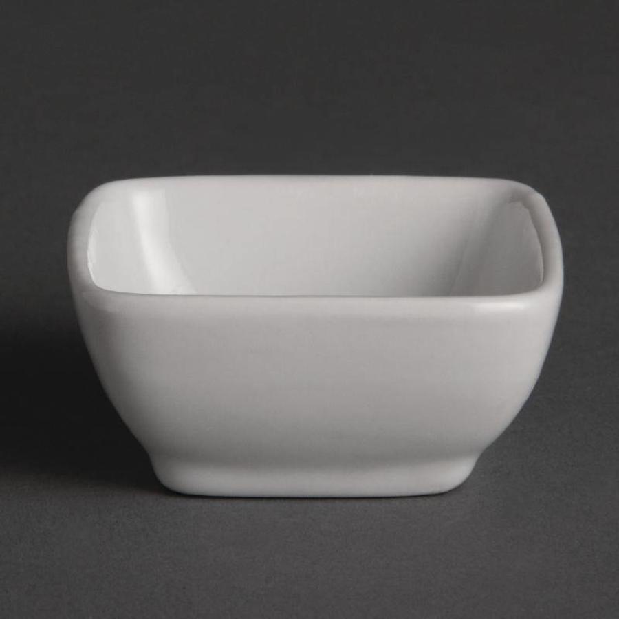 Servierschalen quadratisch 6x6 cm (Karton 12)