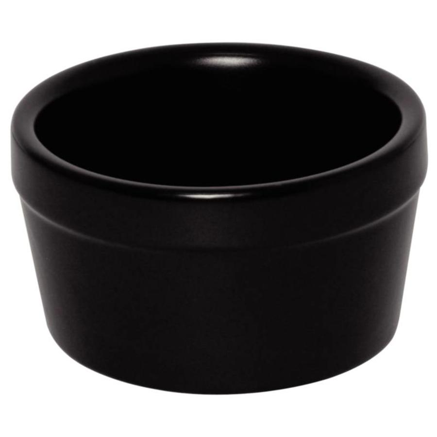 Stackable ramekin matt black 77x45mm (6 pieces)