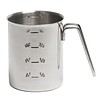 HorecaTraders Measuring cup stainless steel | 1 litre