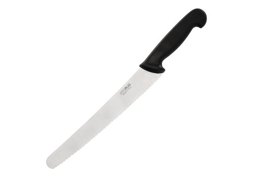  Hygiplas Couteau dentelé noir 25,5 cm 