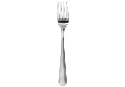  HorecaTraders Fourchettes de table de luxe en acier inoxydable 18,5 cm | 12 pièces 