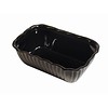 HorecaTraders Plat de présentation en mélamine noir | 26x16cm