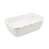 HorecaTraders Sturdy Melamine Serving Bowl White | 26x16cm