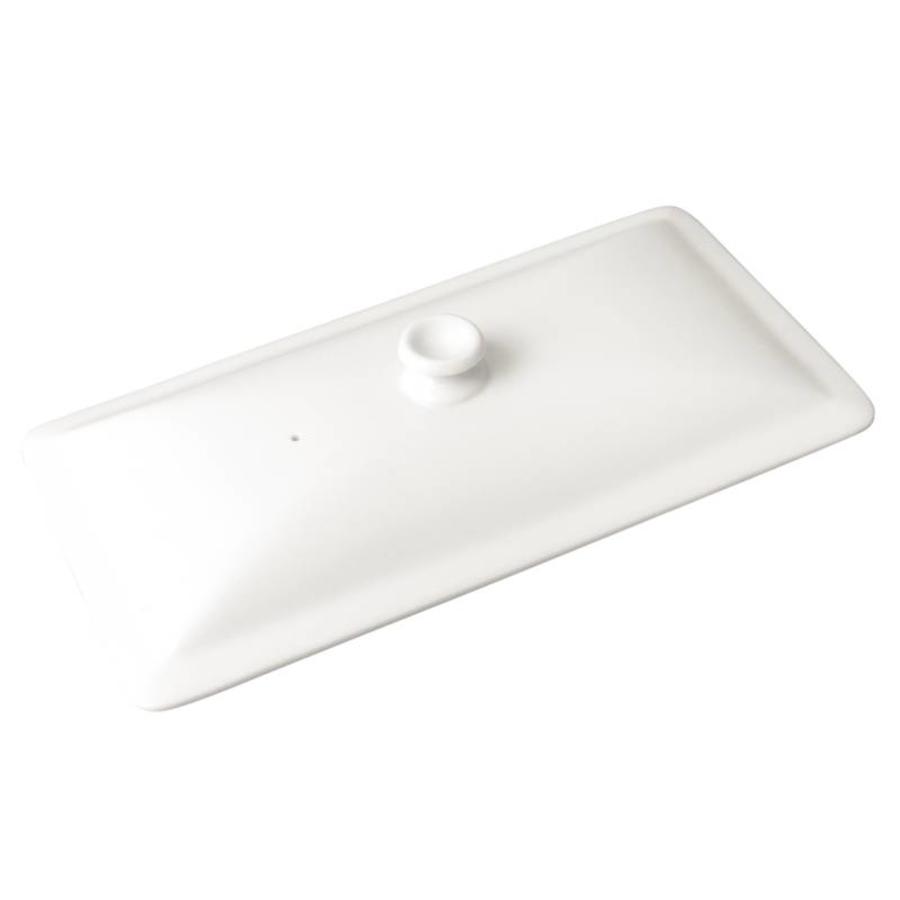 Couvercle blanc GN 1/3 en porcelaine