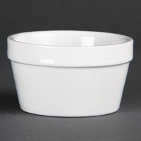 Bols empilables en porcelaine blanche 10 cm Ø | 6 pièces