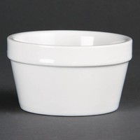 White Stackable Porcelain Bowls 10cmØ | 6 pieces