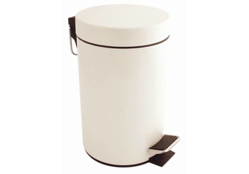  HorecaTraders White pedal bin | 2 sizes 