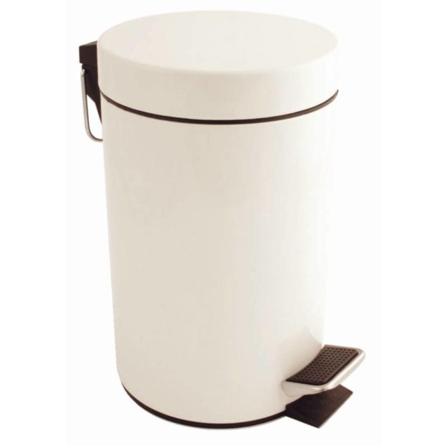 White pedal bin | 2 sizes