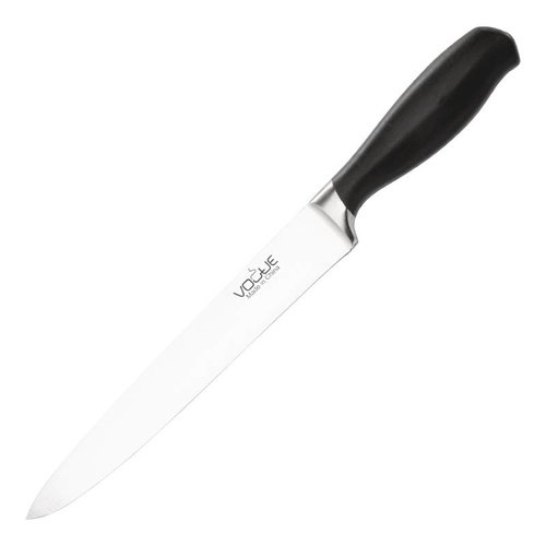  Vogue Schwarzes Fleischmesser mit weichem Griff | 20 cm 