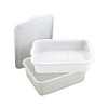 Vogue Storage bins transparent plastic | 32 liters