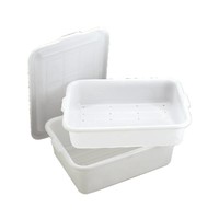 Storage bins transparent plastic | 32 litres