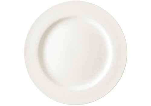  HorecaTraders White porcelain plate | 15cm (6 Pieces) 