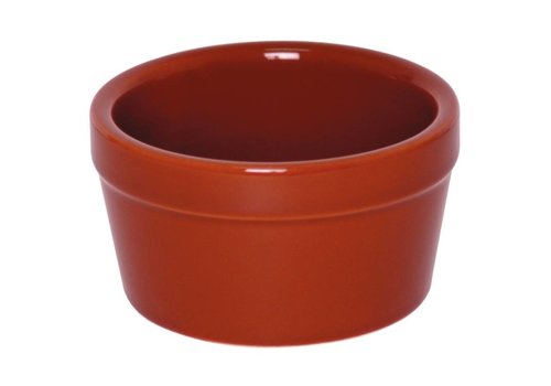  Olympia Bols à sauce en porcelaine marron 9,5 cm | 6 pièces 
