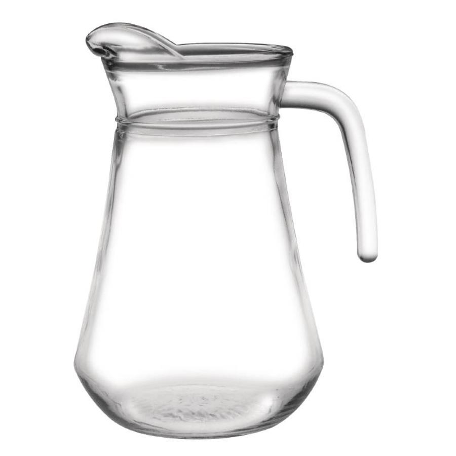 Glass pitcher, 1 liter (6 pieces)