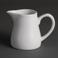 White Porcelain Milk Jug | 21.2 cl (Pack of 6)